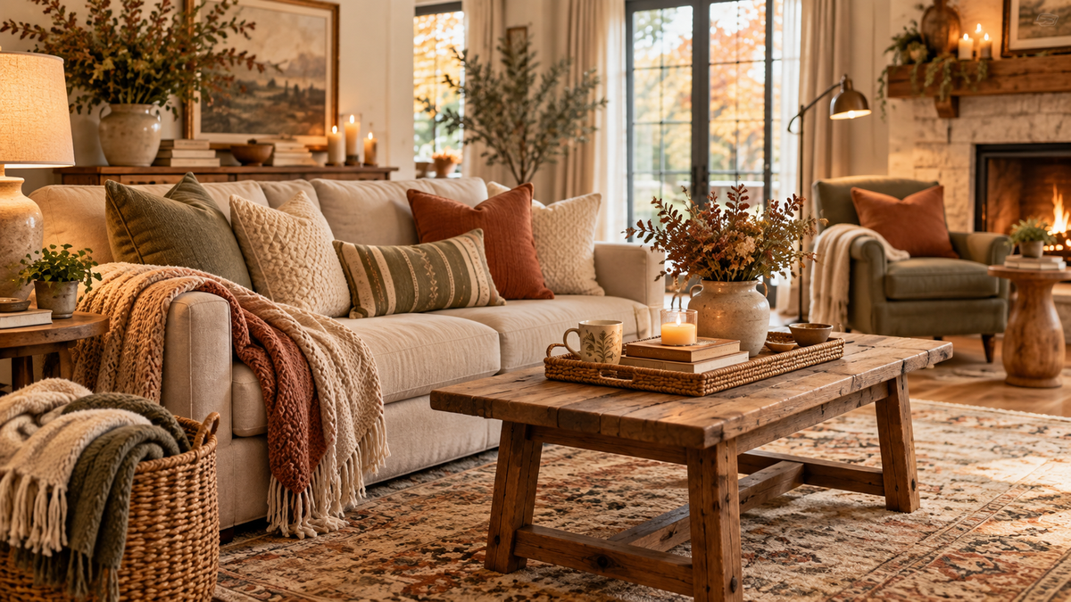🛋️ How to Create a Cozy Living Room Without Replacing Your Furniture