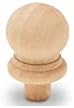 Small Wood Finials with Tenon, 7/8 inch, Pack of 100 Wooden Finials for Crafting, DIY Dcor, and Wooden Finial Crafts, by Woodpeckers