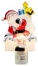 Novelty Lights Santa Claus Christmas Decoration Night Light, Swivel Plug