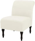 Eco-Ancheng Armless Chair Slipcover Removable Armless Accent Chairs Covers Washable Armless Slipper Chair Slipcover Printed Armless Chair Furniture Protector Covers for Living Dining Room Hotel