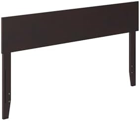 AFI, Orlando Queen Adjustable Modern Solid Wood Panel Headboard, Espresso