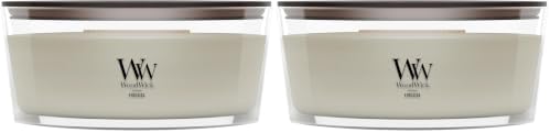 WoodWick Fireside Scented Candle, Crackling Wick, 16oz (Pack of 2)