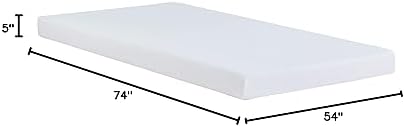 Linenspa 5 Inch Gel Memory Foam Mattress, Firm, Bed in a Box, Full Size