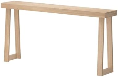 Plank+Beam Classic Console Table, 66 Inch, Blonde