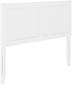 AFI, Canyon Full Solid Wood Rustic Farmhouse Headboard, White