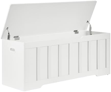 VANKILEY 47.2" Storage Chest Extra Large, Storage Bench.(White)