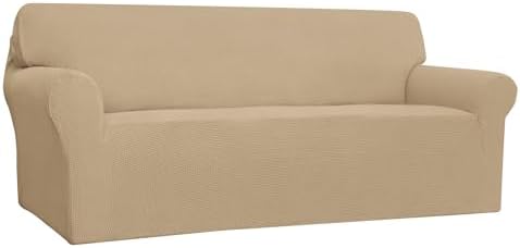 Easy-Going Stretch Oversized Sofa Couch Slipcover Washable Sand
