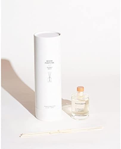 Brooklyn Candle Studio Luxury Santorini Reed Diffuser, 8 Rattan Reeds