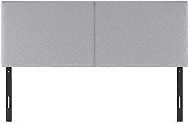 Furinno Roanne Upholstered Headboard, Glacier, Queen