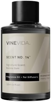 VINEVIDA [4 Fl Oz] Bubble Gum Fragrance Oil for Cold Air Diffusers, Essential Oils for Diffuser Oil Refill & Air Freshener Room Spray
