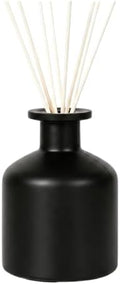 8.4oz Glass Reed Diffuser Bottles, Matte Black Fragrance Container