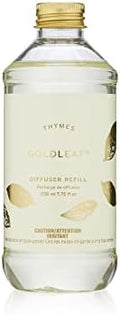 Thymes Reed Diffuser Oil Refill – Fragrance Oil for Diffuser Refill – Flameless Home Fragrance Products – Home Luxury Scents with Notes of Jasmine, Rose, Hyacinth, & Oak Moss (Goldleaf, 7.75 fl oz)