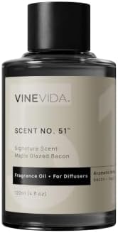 VINEVIDA [4 Fl Oz] Maple Glazed Bacon Fragrance Oil for Cold Air Diffusers, Essential Oils for Diffuser Oil Refill & Air Freshener Room Spray