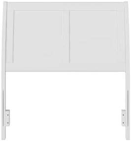 AFI, Portland Twin Sleigh Solid Wood Panel Headboard, White