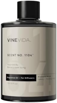 VINEVIDA [16 Fl Oz] Scent NO. 1104 Fragrance Oil For Cold Air Diffusers, Aromatic Notes of Buttercream frosting, creamy & Fresh bakery Essential Oils for Diffuser Oil Refill & Air Freshener Room Spray