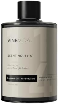 VINEVIDA [16 Fl Oz] Scent NO. 1114 Fragrance Oil for Cold Air Diffusers, Aromatic Notes of Peach, Orange Blossom, Honeysuckle & Vanilla Essential Oils for Diffuser Oil Refill & Air Freshener Spray