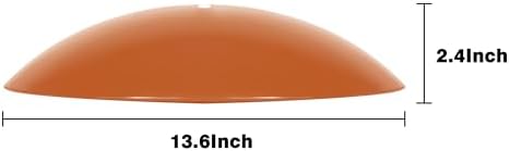 13" Hummingbird Feeder Shade Cover,Bird Feeder Dome Rain Cover,Smart Bird Feeders Umbrella,Squirrel Proof for Shepherd's Hook Outdoors(Terracotta), 3 Pack