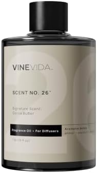 VINEVIDA [16 Fl Oz] Cocoa Butter Fragrance Oil for Cold Air Diffusers, Essential Oils for Diffuser Oil Refill & Air Freshener Room Spray