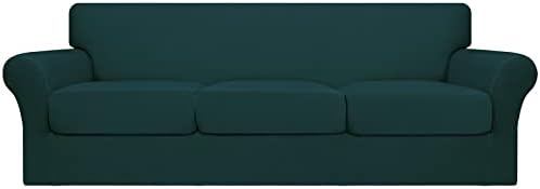 Easy-Going 4 Pieces Oversized Stretch Couch Cover for Dogs Washable