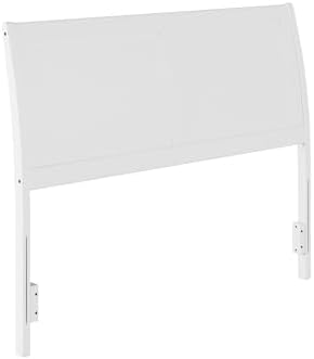 AFI, Portland Full Sleigh Solid Wood Panel Headboard, White