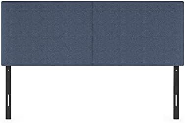 Furinno Roanne Upholstered Headboard, Denim, Queen