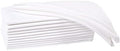 Ramanta Home Set of 12 Cloth Napkins 20x20 Inches, White