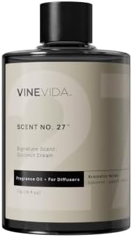 VINEVIDA [16 Fl Oz] Coconut Cream Fragrance Oil for Cold Air Diffusers, Essential Oils for Diffuser Oil Refill & Air Freshener Room Spray