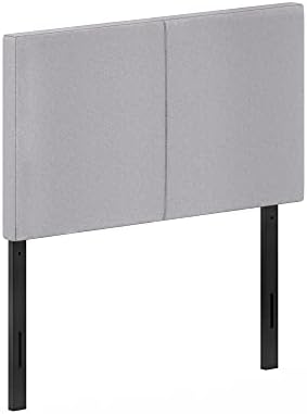 Furinno Roanne Plain Upholstered Headboard Twin Size, Glacier