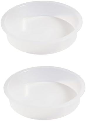 2pcs Plastic Round Bird Feeders Bowls, Wild Birds Seed Feeder Tray Bird Bath Water Bowls Accessories for Feeding Station Tray Perfect for attracting Birds