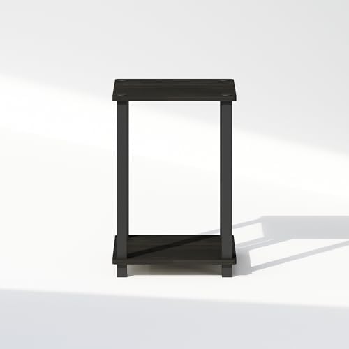 Furinno Simplistic Toolless 2-Tier Compact Night Stand, Espresso