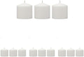Stonebriar 3 Count Tall 18 Hour Long Burning Unscented White Wax Pillar Candles, 3 x 3 inches (Pack of 4)