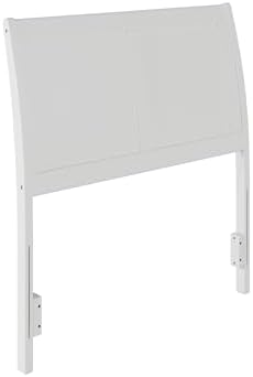 AFI, Portland Twin Sleigh Solid Wood Panel Headboard, White
