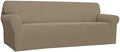 Easy-Going Stretch 4 Seater Oversized Sofa Couch Cover Natural