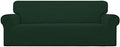Easy-Going Stretch Couch Covers for Sofa Washable Large Dark Green