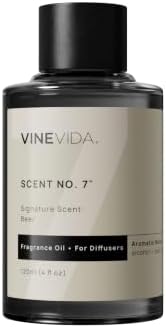 VINEVIDA [4 Fl Oz] Beer Fragrance Oil for Cold Air Diffusers, Essential Oils for Diffuser Oil Refill & Air Freshener Room Spray