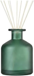 8.4oz Glass Reed Diffuser Bottles, Matte Green Fragrance Container
