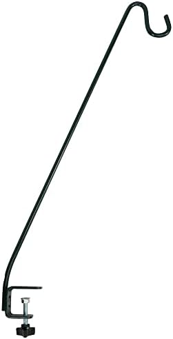 More Birds Deck Hook, 13in Steel Bird Feeder Hanger for Outdoors