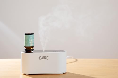 CANDECraftCo Waterless Travel Diffuser Gift Set, Clean Scents, 3 Oils