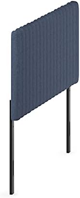 Furinno Roanne Upholstered Tufted Headboard, Denim, Queen