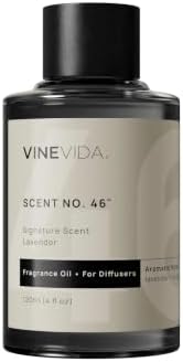 VINEVIDA [4 Fl Oz] Lavender Fragrance Oil for Cold Air Diffusers, Essential Oils for Diffuser Oil Refill & Air Freshener Room Spray