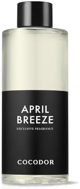 COCODOR Reed Diffuser Oil Refill/April Breeze/6.7oz(200ml)/1 Pack/Home Fragrance, Scented Oils, Oils for Reed Diffuser