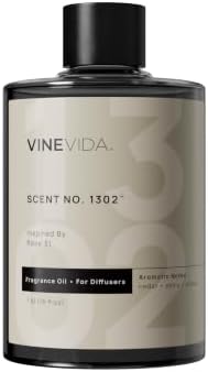 VINEVIDA [16 Fl Oz] Scent NO. 1302 Fragrance Oil for Cold Air Diffusers, Aromatic Notes of Cedarwood Spicy Woody, Essential Oils for Diffuser Oil Refill & Air Freshener Room Spray
