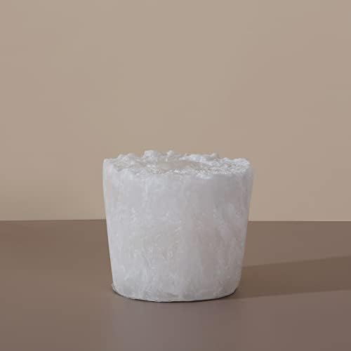 MIYA LIFE Nature Crystal Passive Diffuser Stone Essential Oil Diffuser Hand Carved Selenite Stone Diffuser - Perfect for Meditation Reflection Bedroom Decoration (1 Piece, Cylinder Diffuser)