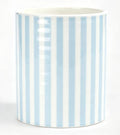 Kitchen Utensil Holder,7.2-inch Extra Large Ceramic Stripes Pattern Utensil Crock,Cooking Utensil Organizer for Kitchen Counter Decor,Storage Caddy Farmhouse Gift Light Blue