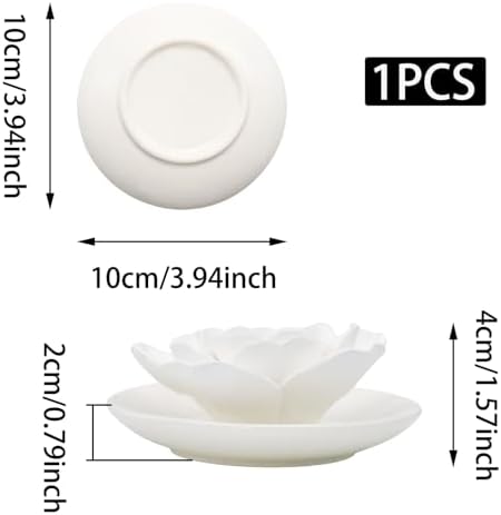 Handmade Peony Ceramic Essential Oil Mini Diffuser,Ceramic Pallet B