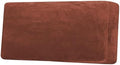 H.VERSAILTEX Velvet Stretch Individual Couch Cushion Cover Plush Cushion Slipcover for Loveseat Sofa Cushion Furniture Protector Seat Cushion Sofa Cover (1 Piece Sofa Cushion Cover, Rust)