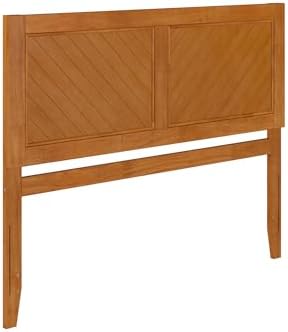 AFI, Canyon Queen Solid Wood Rustic Farmhouse Headboard, Light Toffee