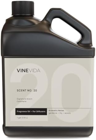 VINEVIDA [128 Fl Oz] Cashmere Fragrance Oil for Cold Air Diffusers, Essential Oils for Diffuser Oil Refill & Air Freshener Room Spray