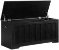 VANKILEY 43.3" Storage Chest Extra Large, Storage Bench.(Black)