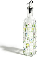 17oz Glass Square Olive Oil Dispenser with Pour Spout